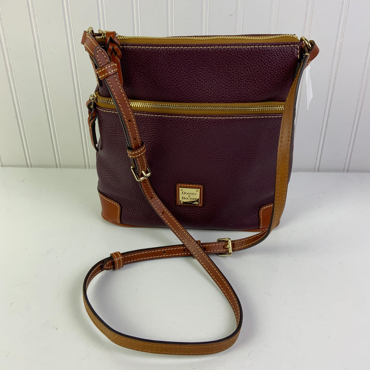 Crossbody Designer By Dooney And Bourke In Maroon, Size:Medium
