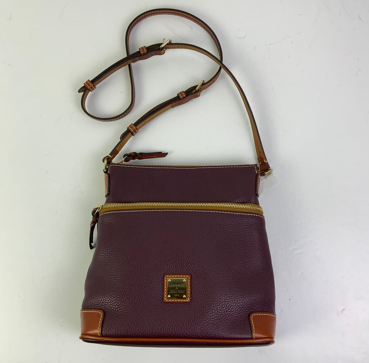 Crossbody Designer By Dooney And Bourke In Maroon, Size:Medium