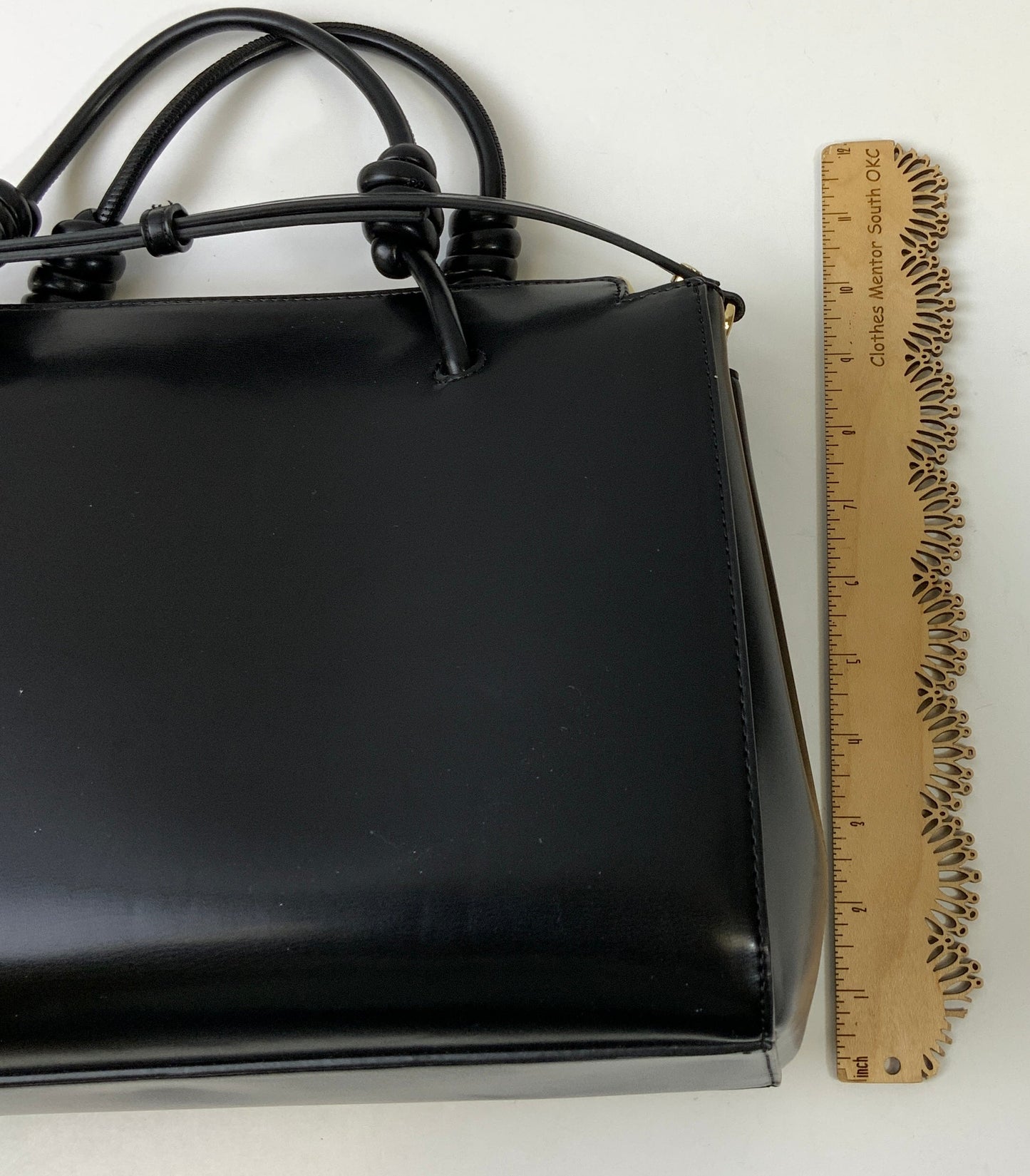 Handbag Designer By Halston In Black, Size:Large