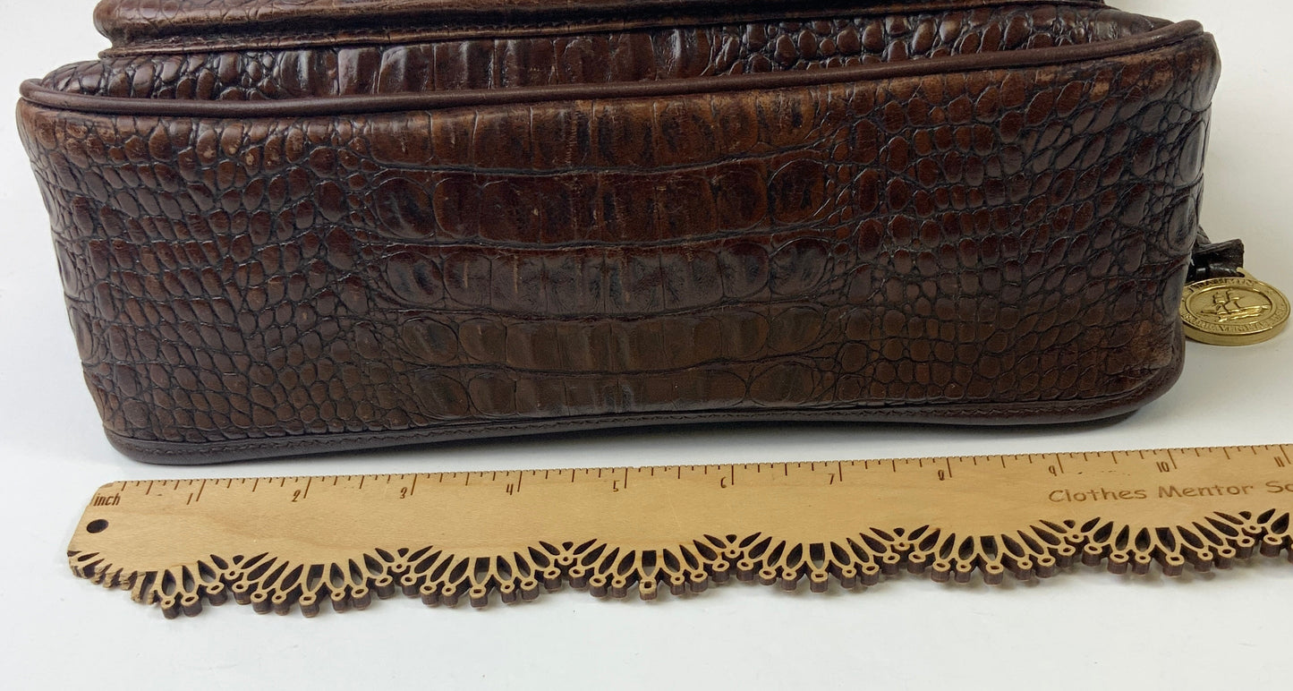 Crossbody Designer By Brahmin In Brown, Size:Medium