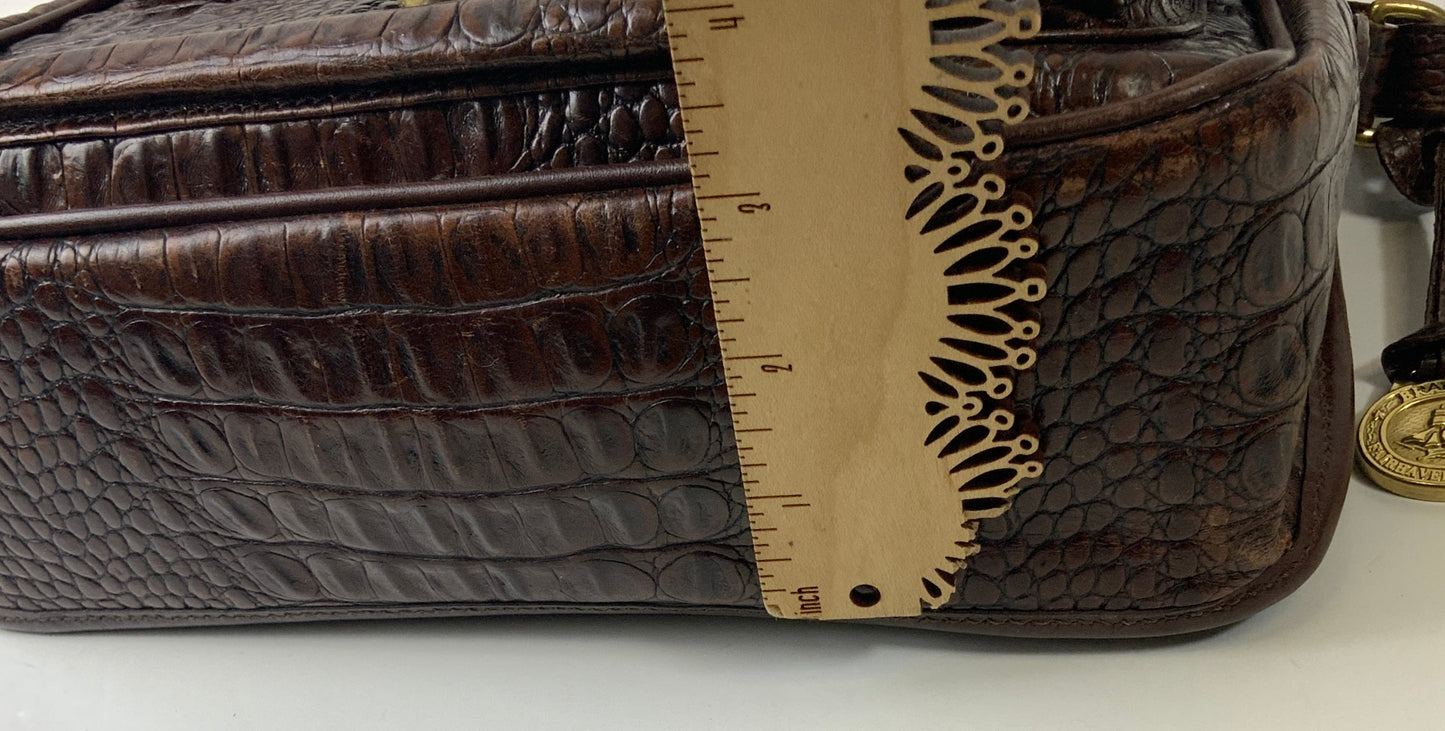 Crossbody Designer By Brahmin In Brown, Size:Medium