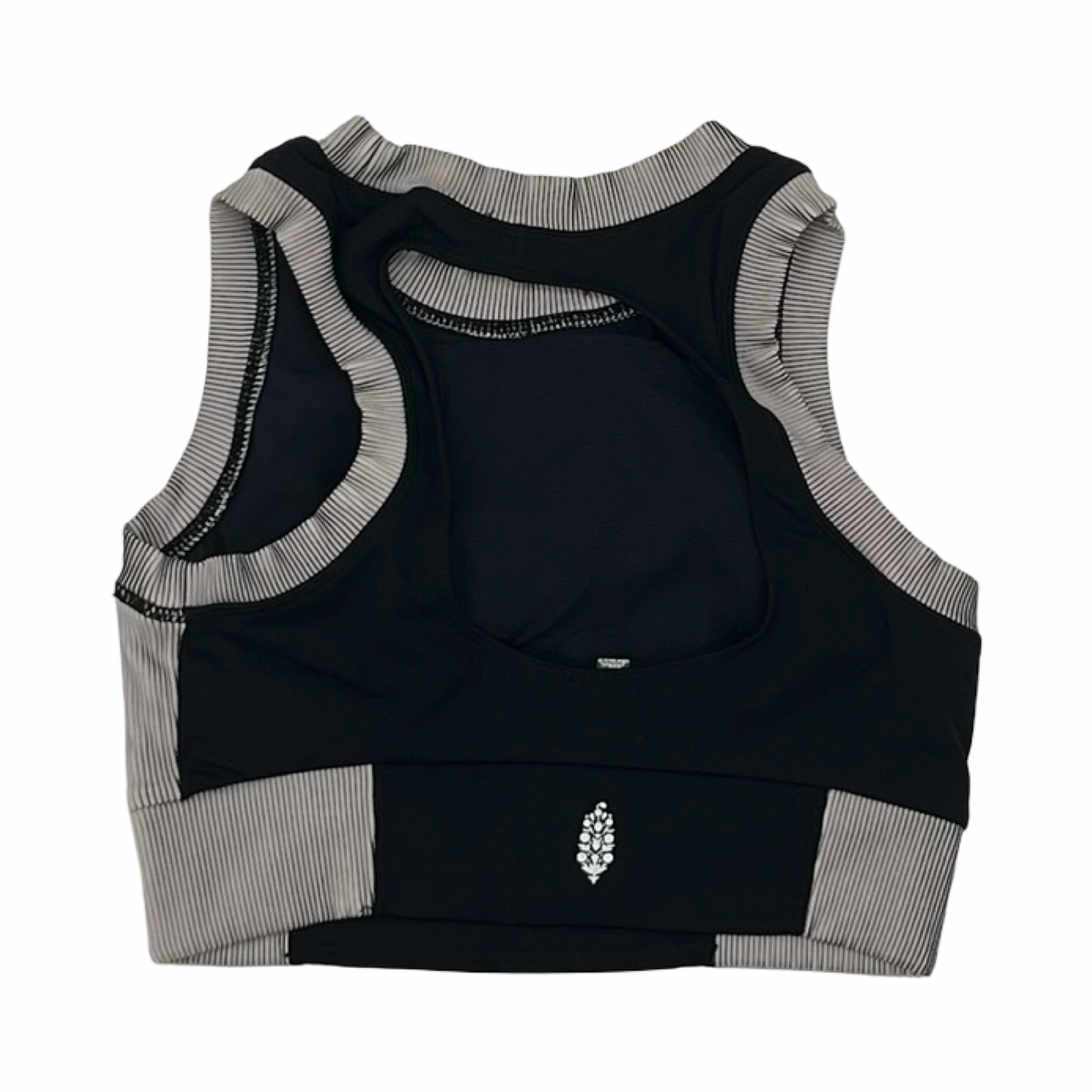 Athletic Bra By We The Free In Black & Cream, Size:S