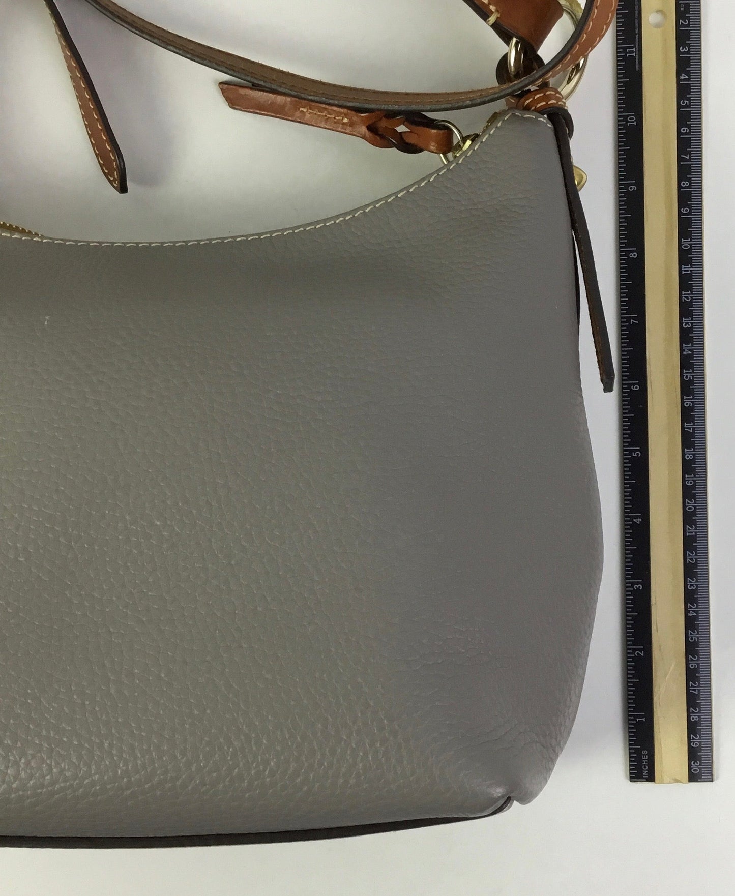 Crossbody Designer By Dooney And Bourke In Grey, Size:Medium