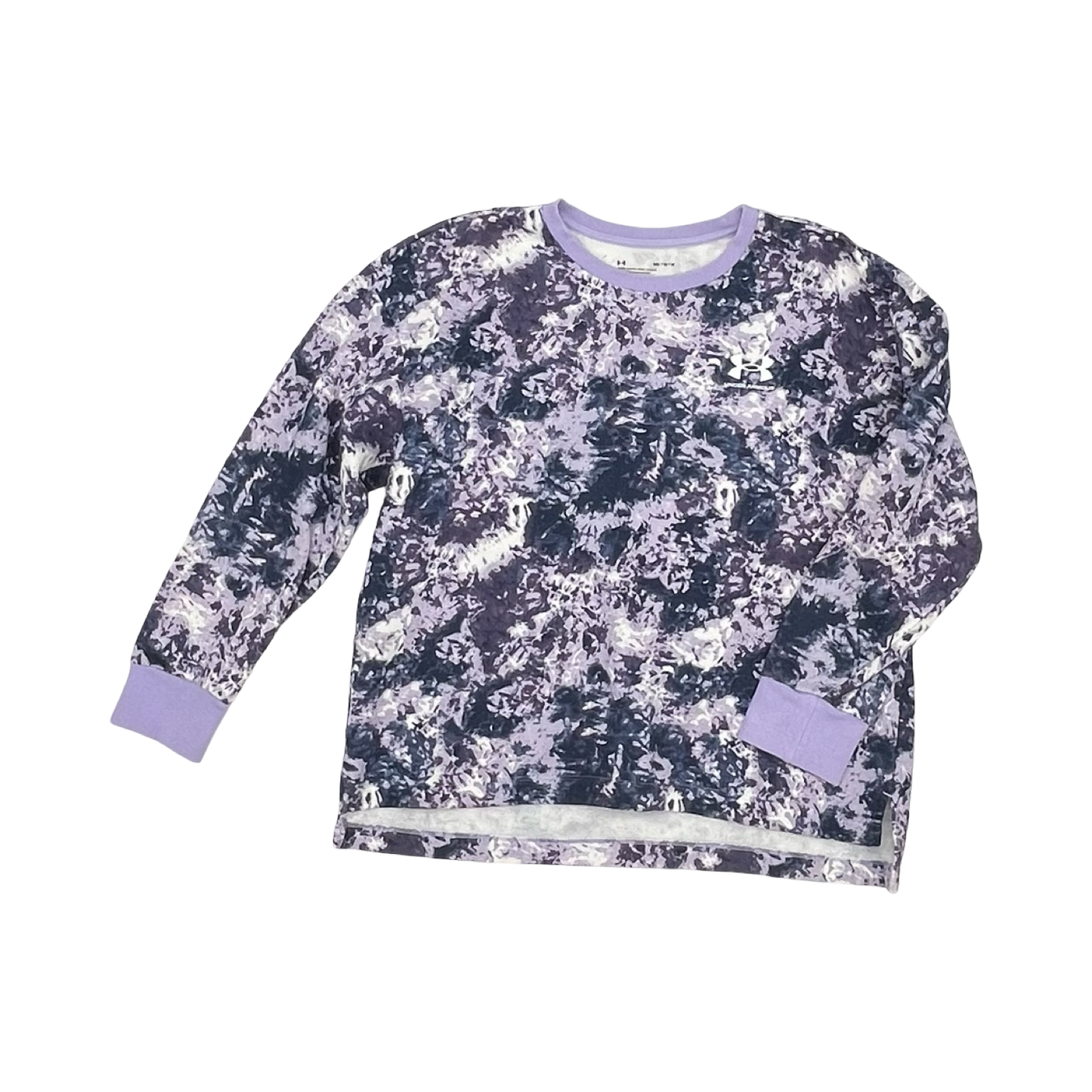 Athletic Sweatshirt Crewneck By Under Armour In Purple, Size:M