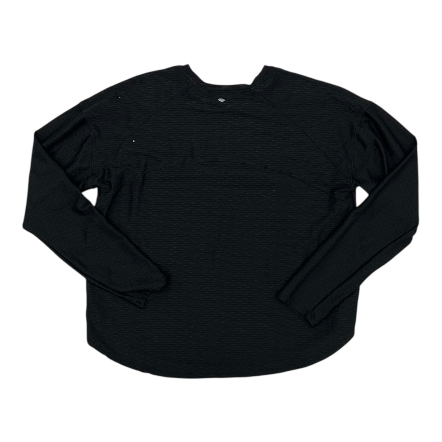 Athletic Top Ls Crewneck By Calia In Black, Size:M