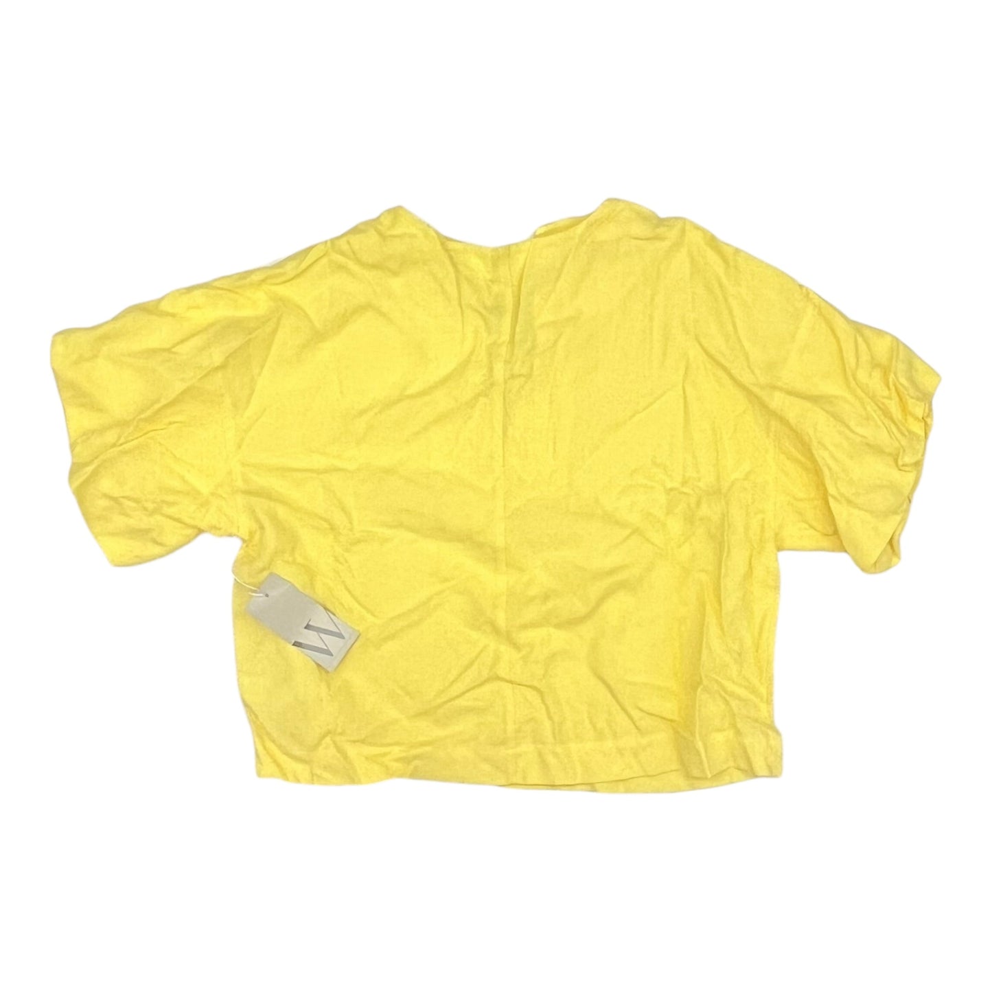Blouse Ss By Worthington In Yellow, Size:L