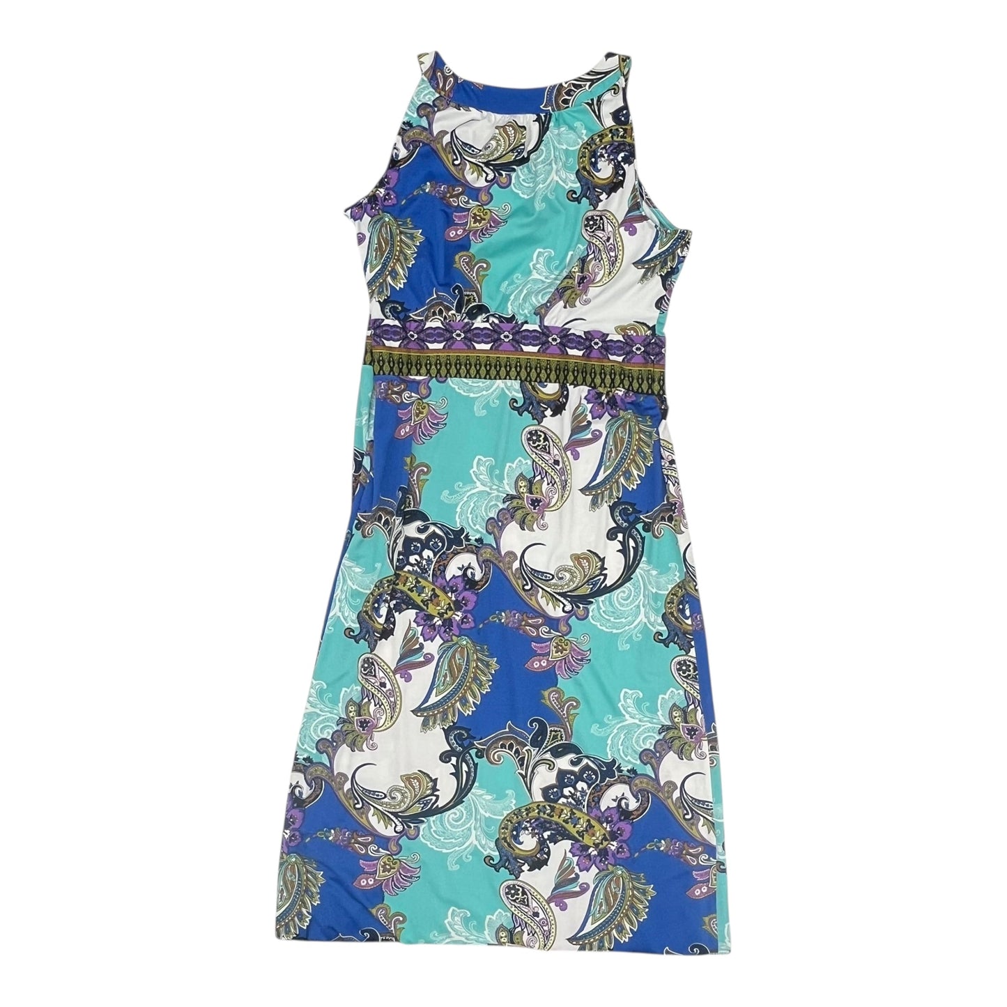 Dress Party Long By Ny Collection In Blue & White, Size:L