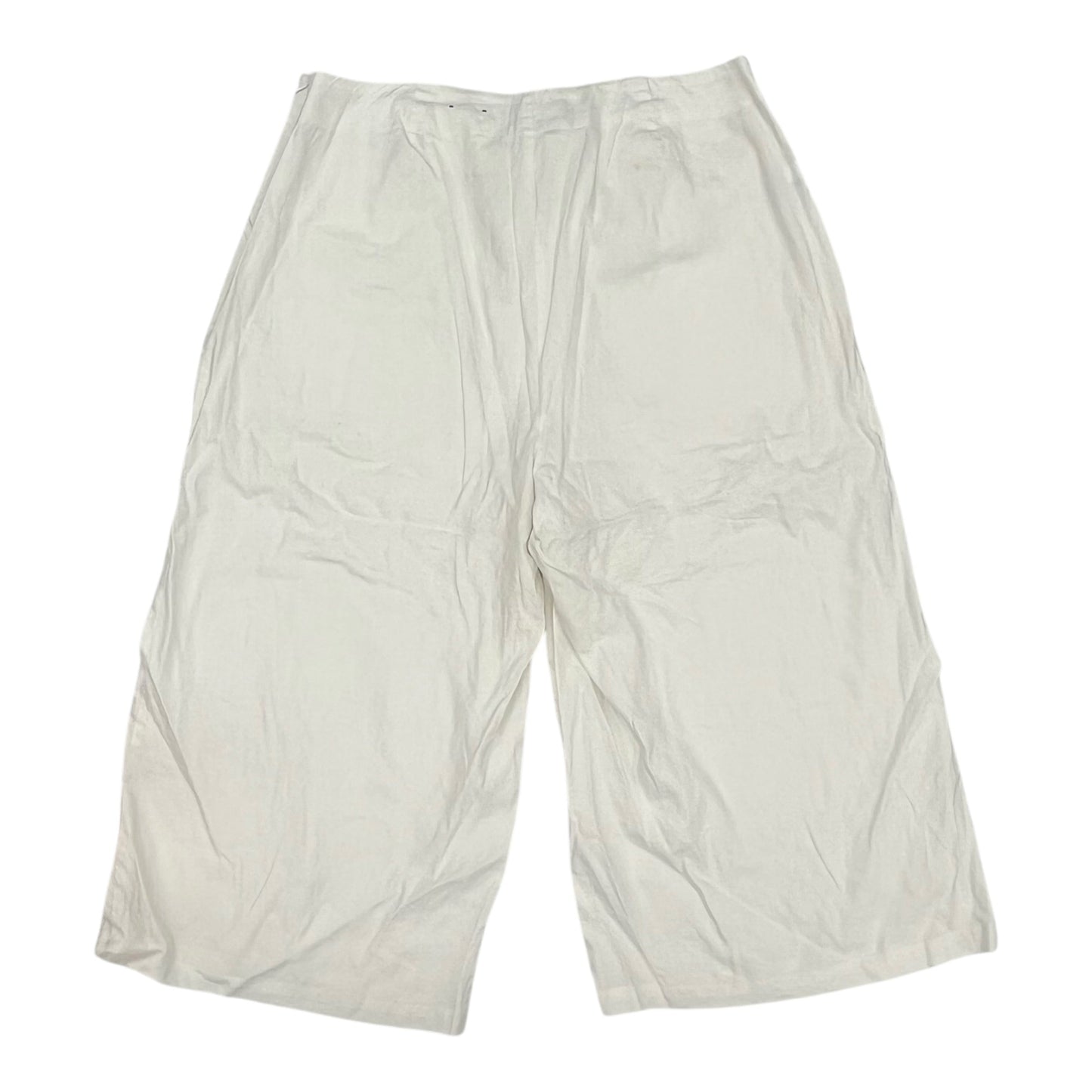 Pants Linen By Inc In White, Size:Xxl