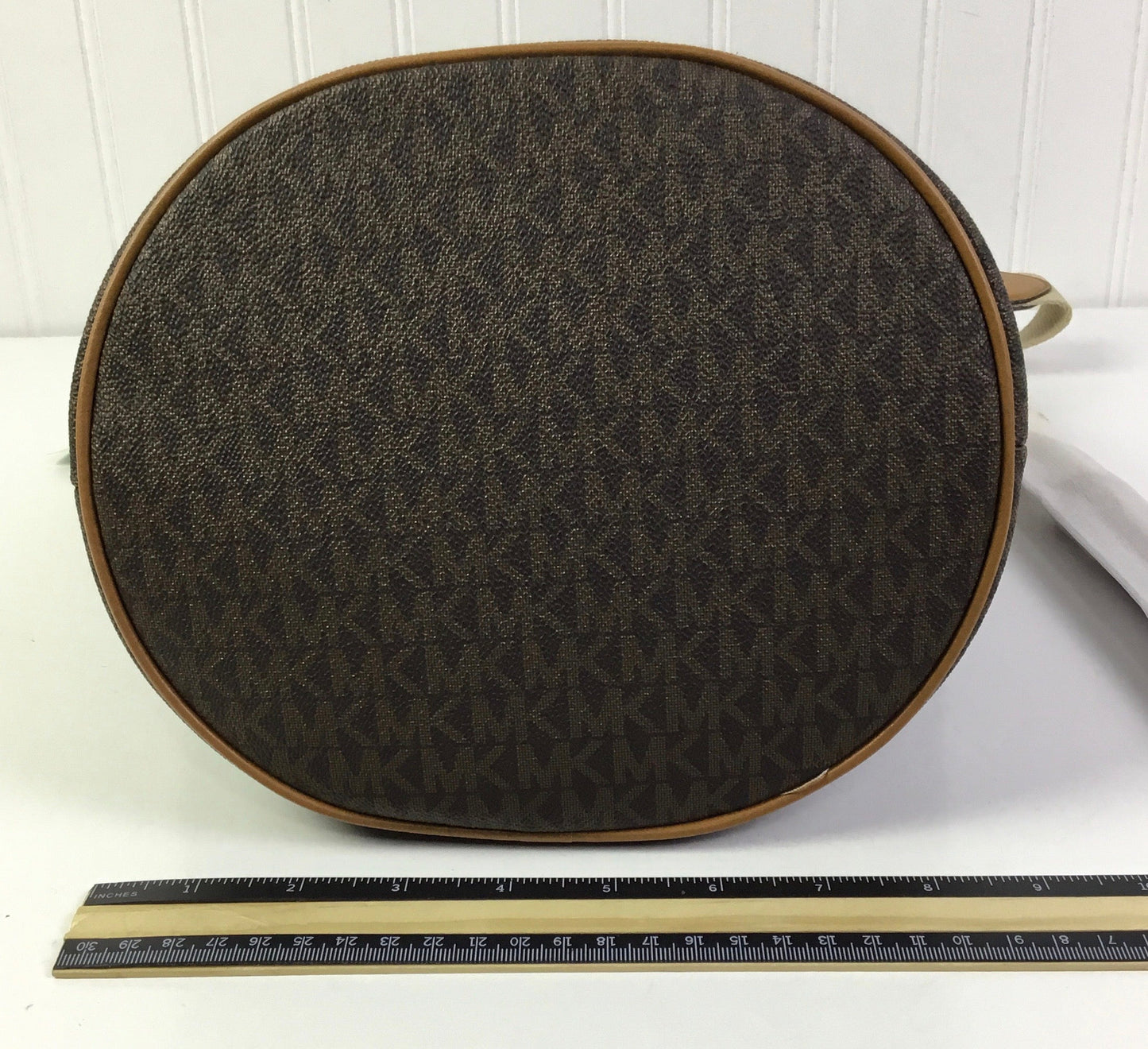 Crossbody Designer By Michael Kors In Brown, Size:Large