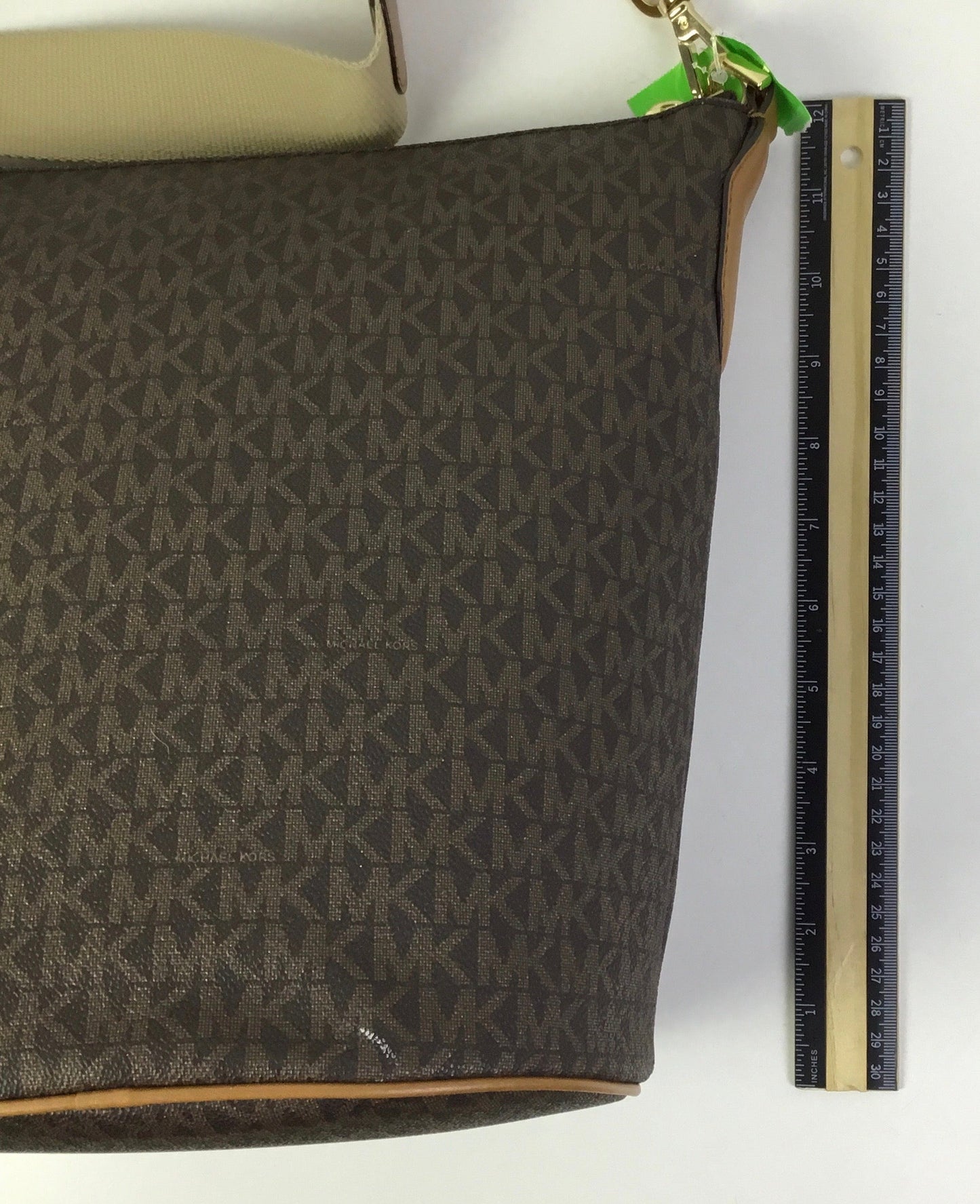 Crossbody Designer By Michael Kors In Brown, Size:Large