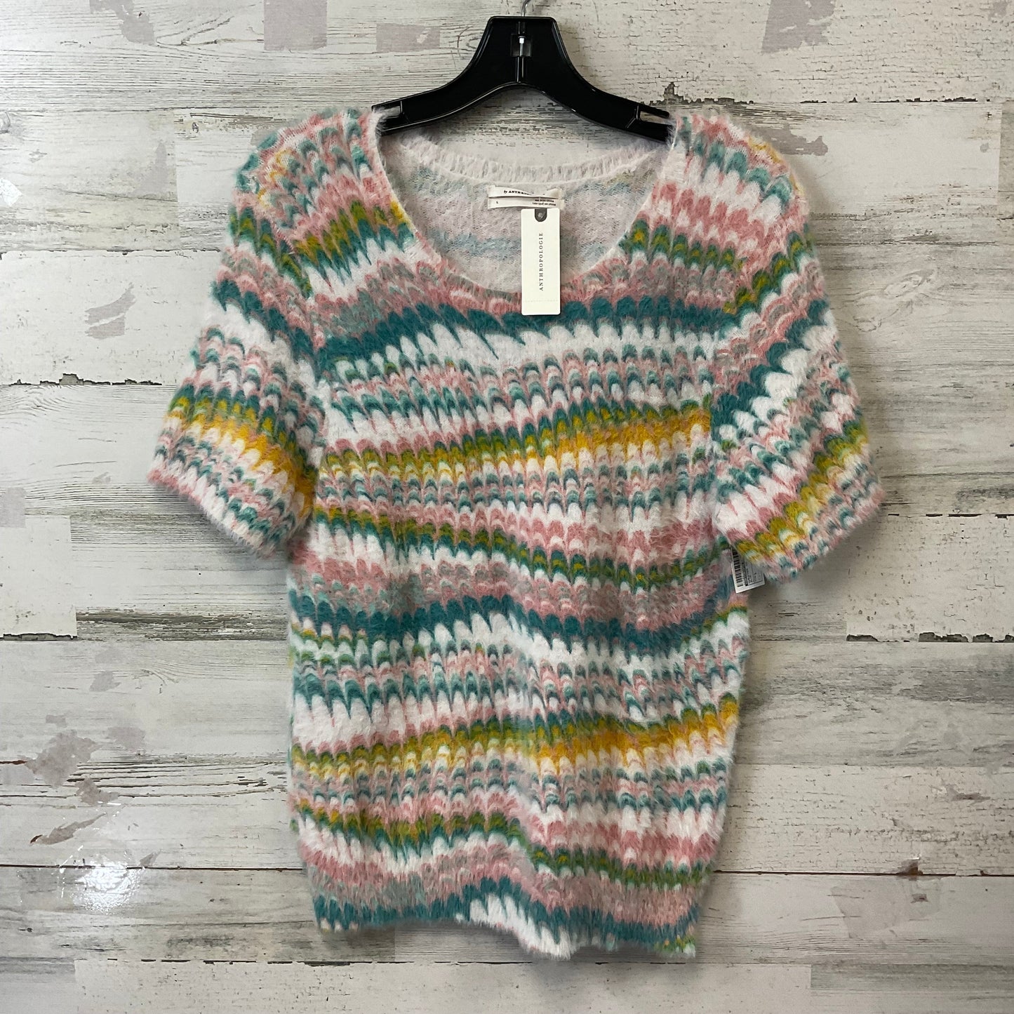 Sweater Ss By Anthropologie In Blue, Size:L