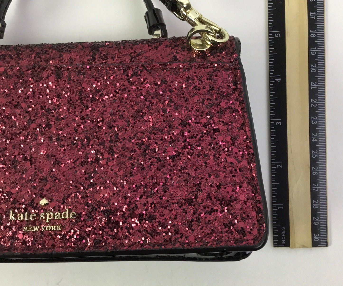 Crossbody Designer By Kate Spade In Black & Pink, Size:Small