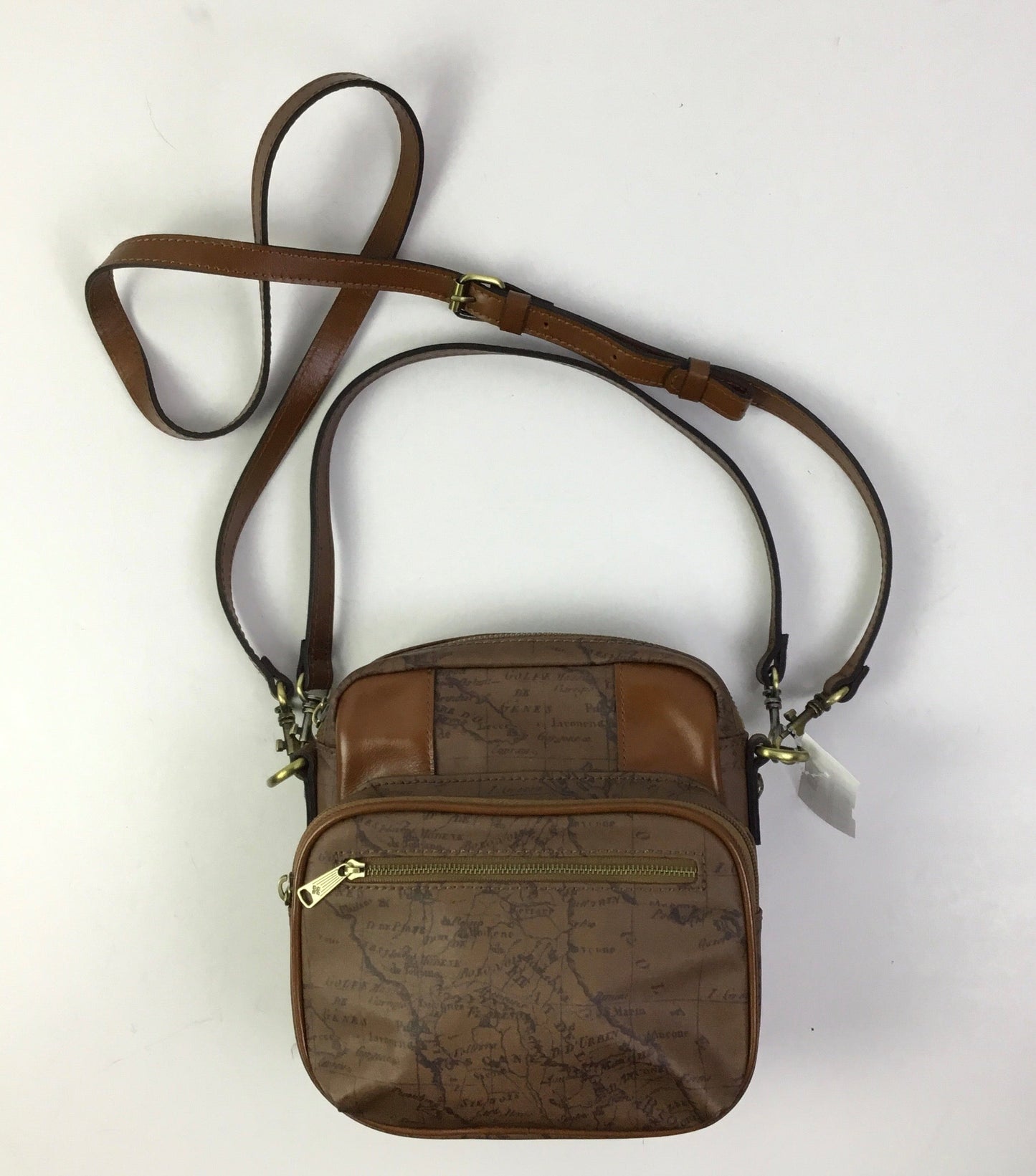 Crossbody Designer By Patricia Nash In Brown, Size:Small