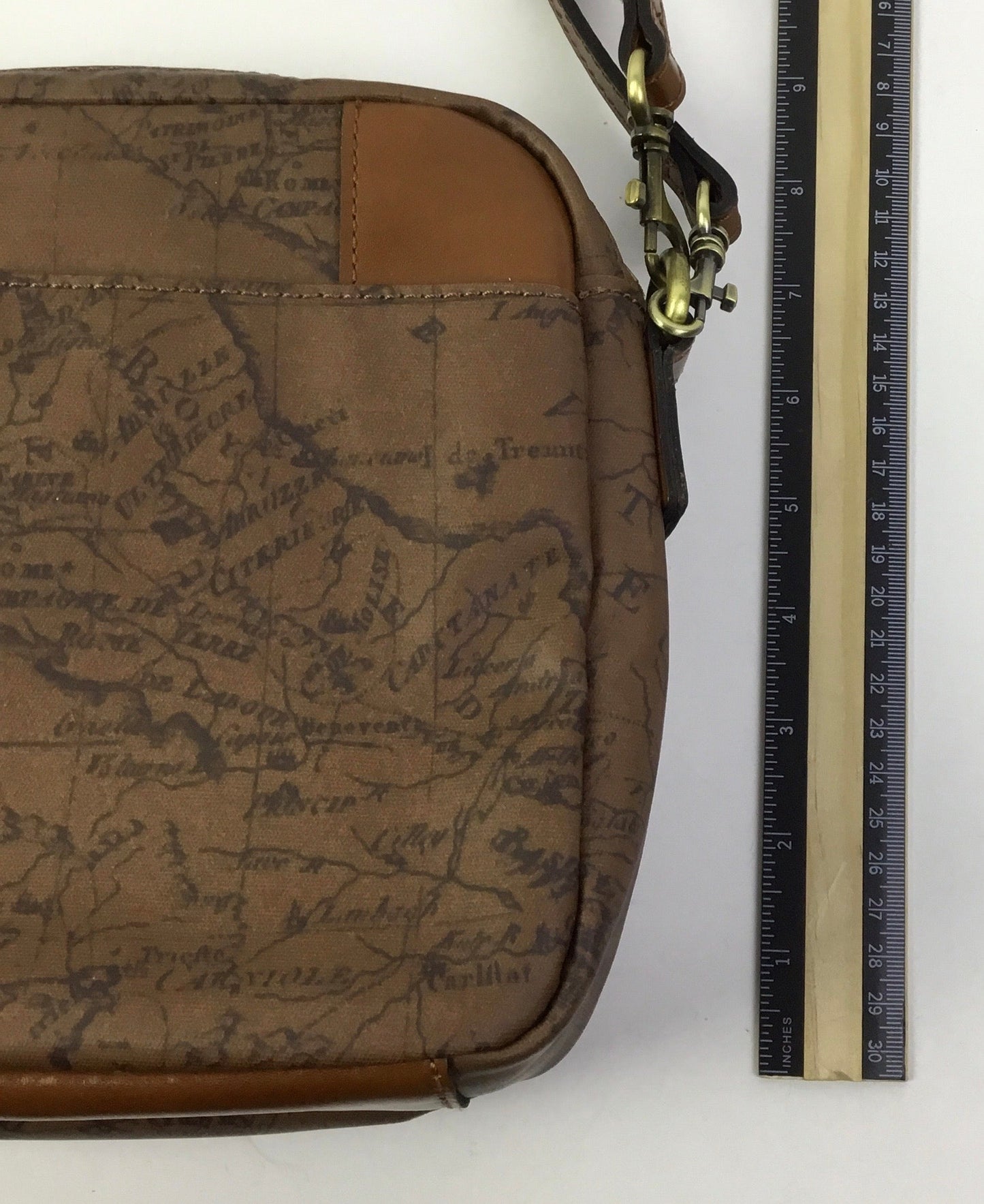 Crossbody Designer By Patricia Nash In Brown, Size:Small