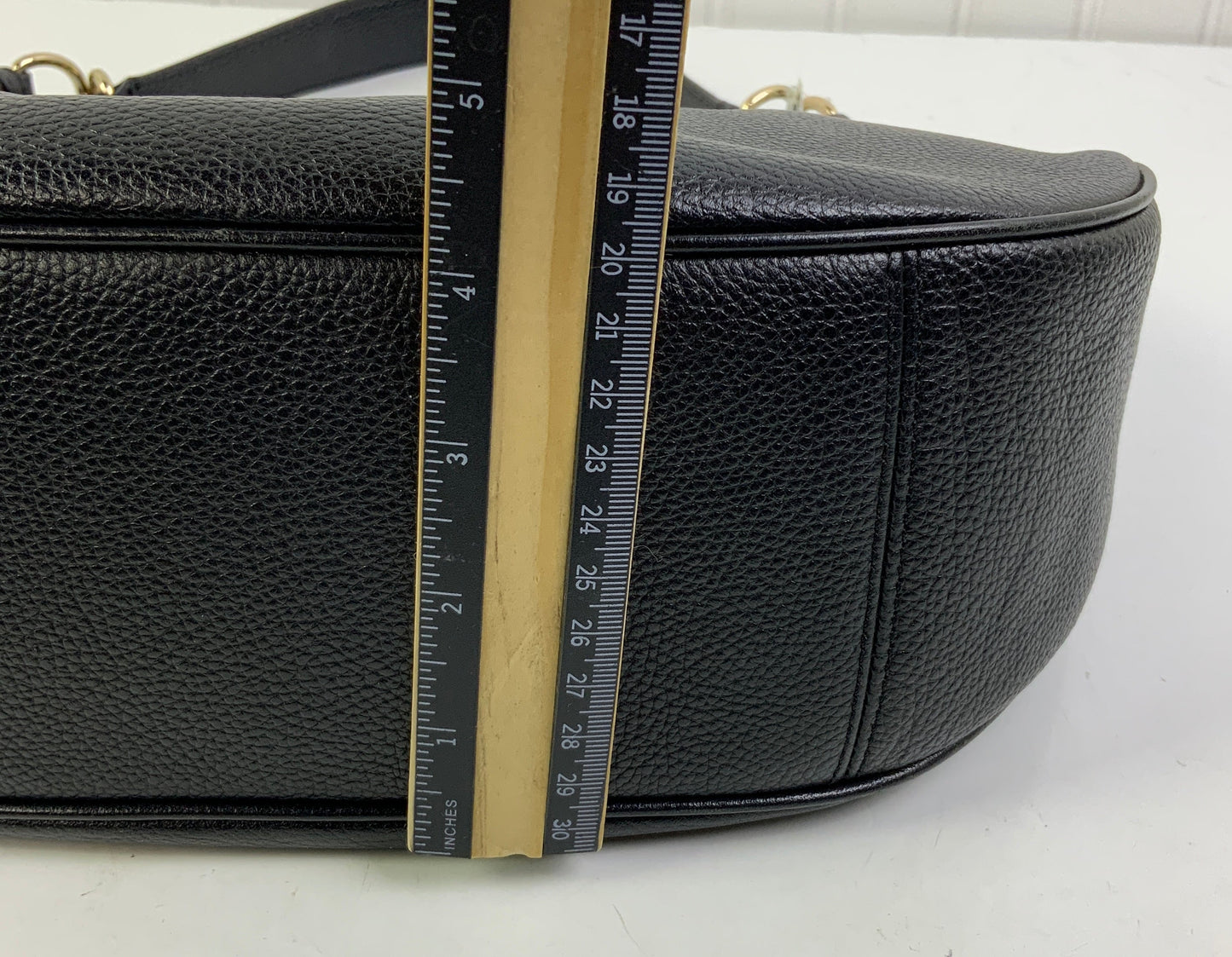 Handbag Designer By Coach In Black, Size:Medium