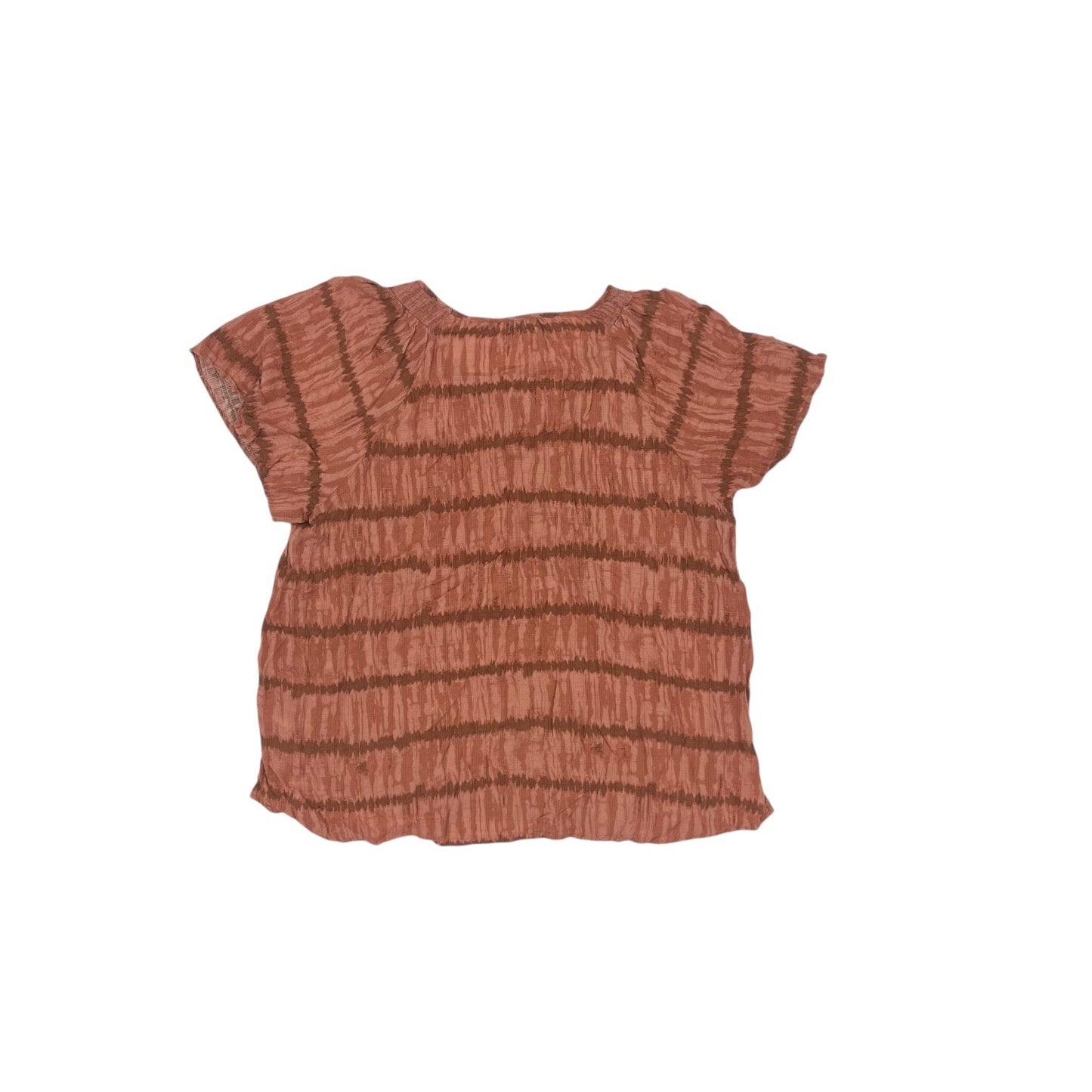 Blouse Ss By Maurices In Orange, Size:1X