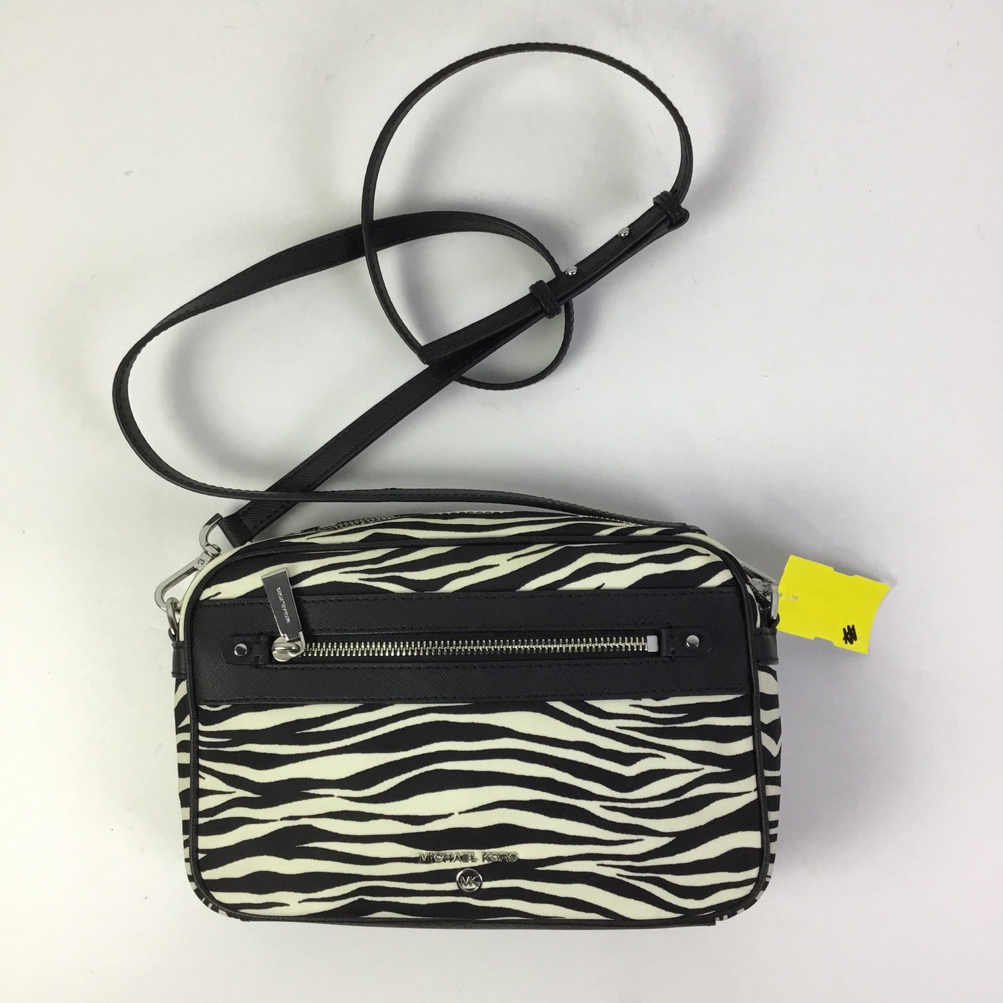 Crossbody Designer By Michael Kors In Zebra Print, Size:Small