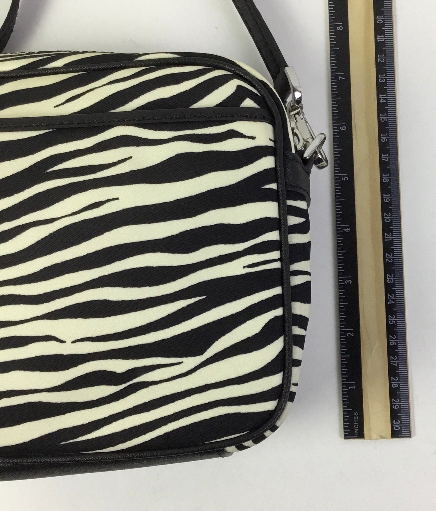 Crossbody Designer By Michael Kors In Zebra Print, Size:Small