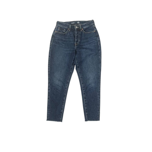 Jeans Straight By Old Navy In Blue Denim, Size:4