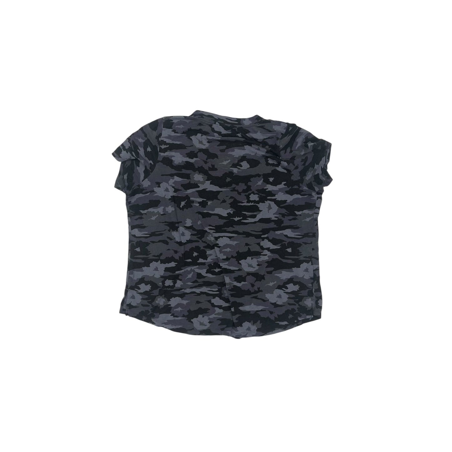 Athletic Top Ss By Athleta In Camouflage Print, Size:1X