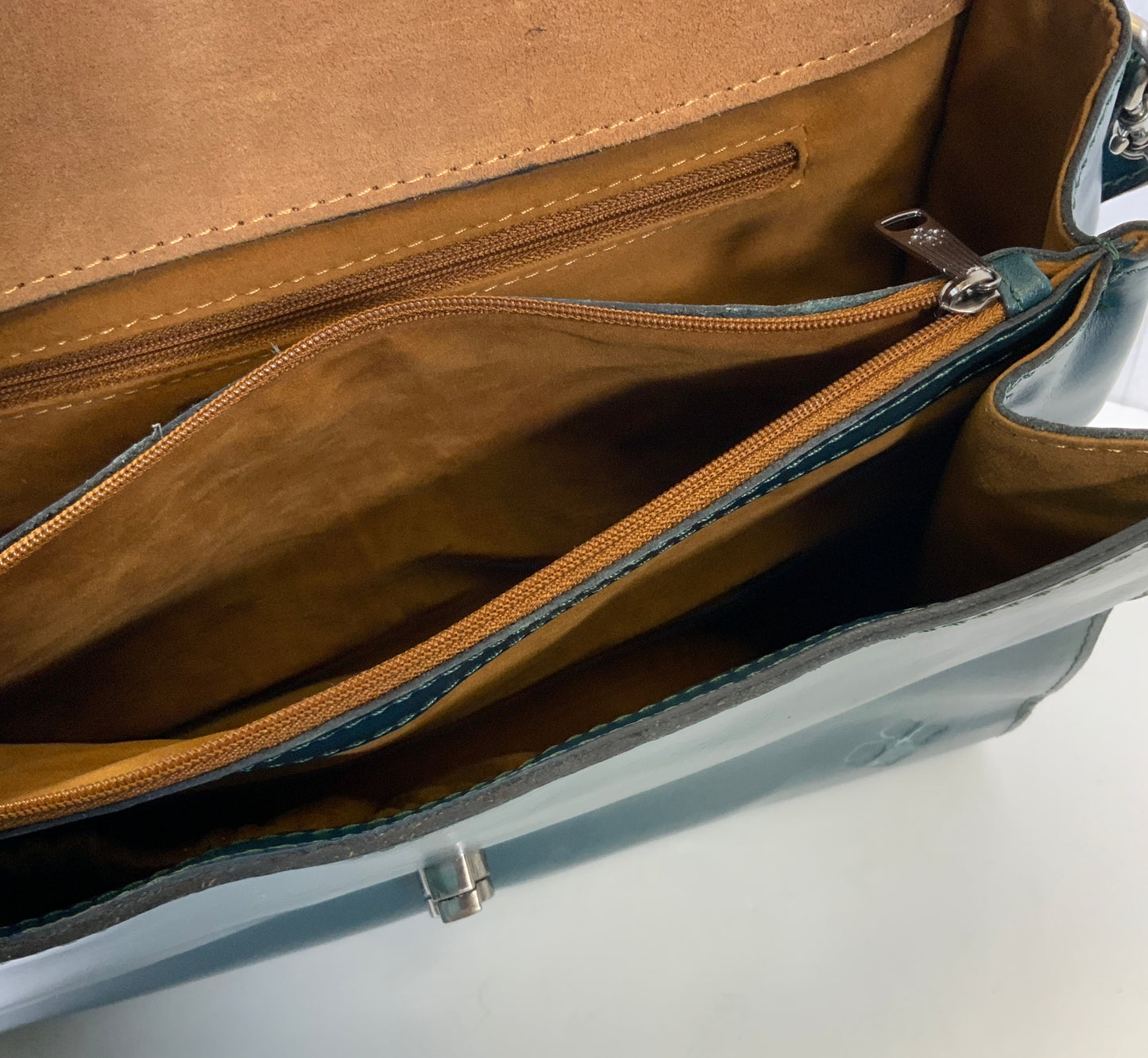 Handbag Designer By Patricia Nash In Teal, Size:Large OTHER INFO: AS IS