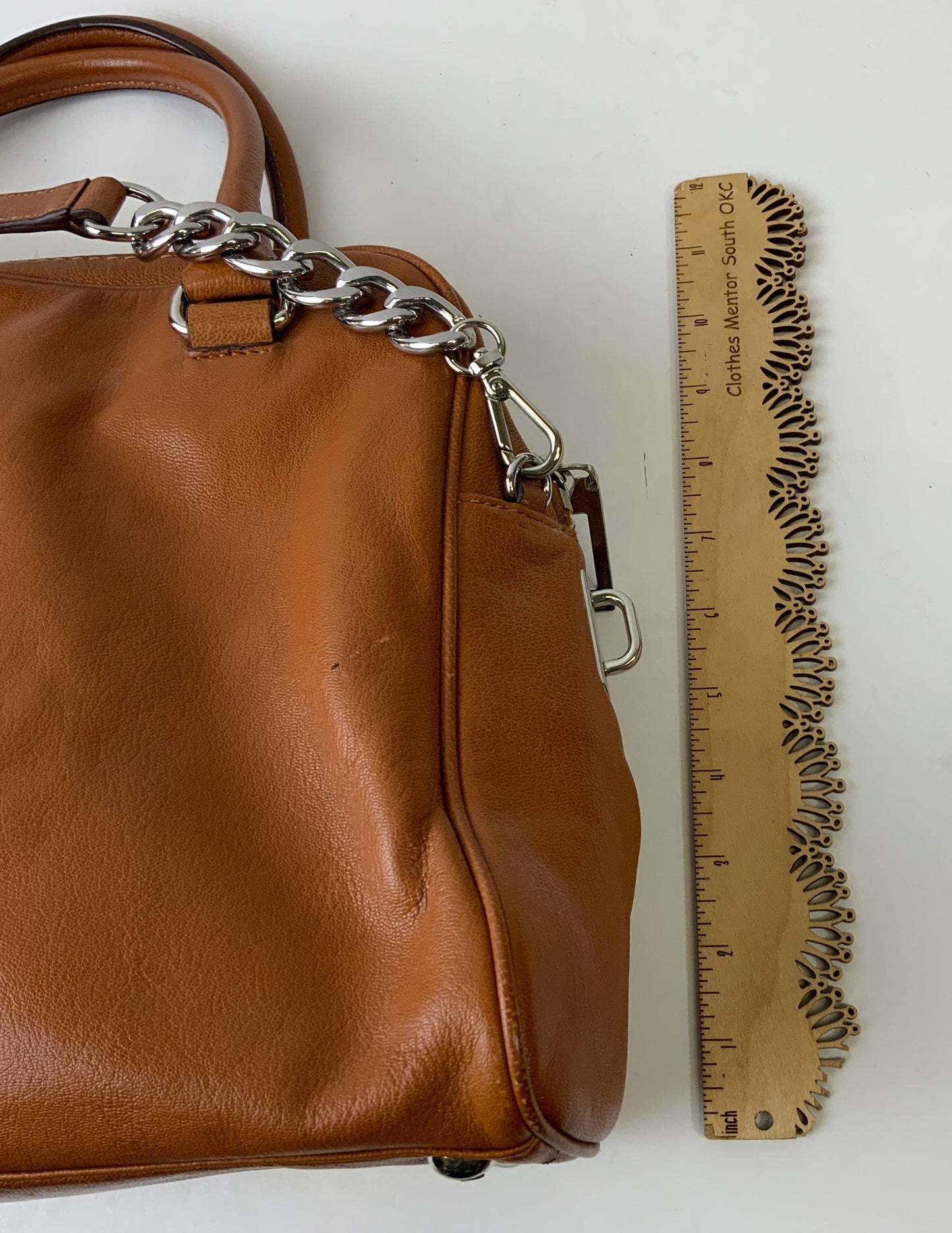 Handbag Designer By Michael Kors In Brown, Size:Medium