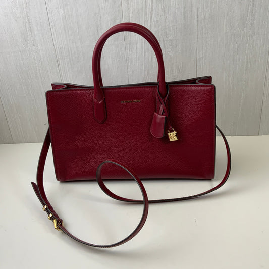 Handbag Designer By Michael Kors In Red, Size:Medium