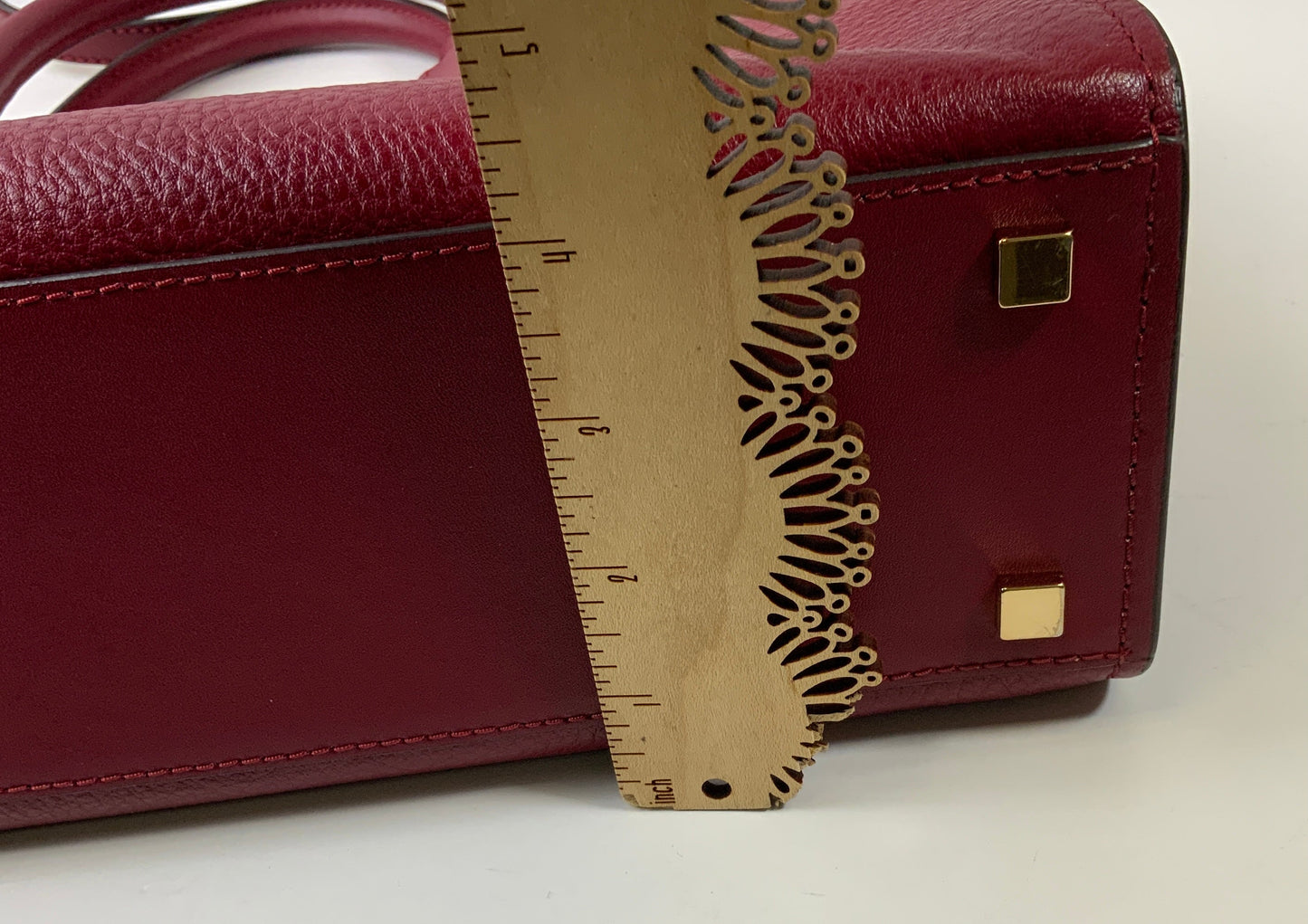 Handbag Designer By Michael Kors In Red, Size:Medium