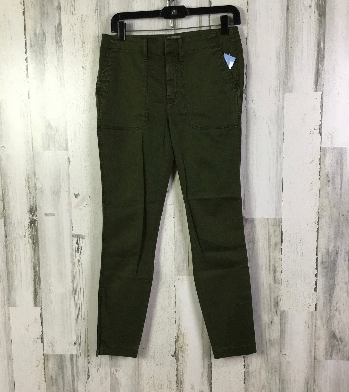Jeans Skinny By J. Crew In Green, Size:6