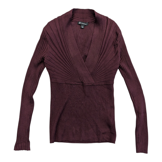 Sweater By Inc In Maroon, Size:L