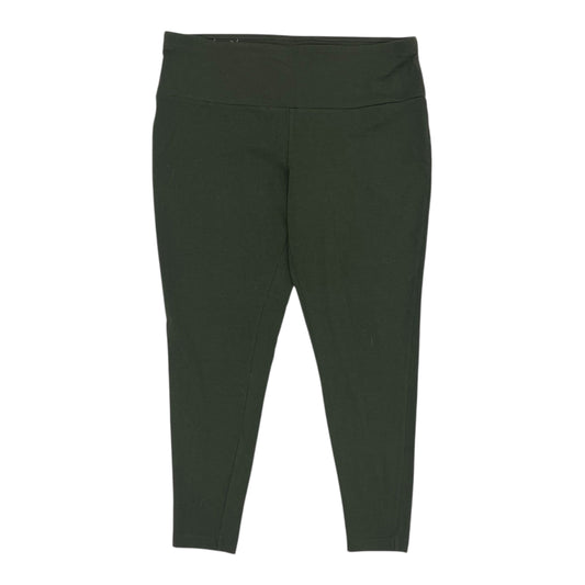 Pants Leggings By Terra & Sky In Green, Size:1X