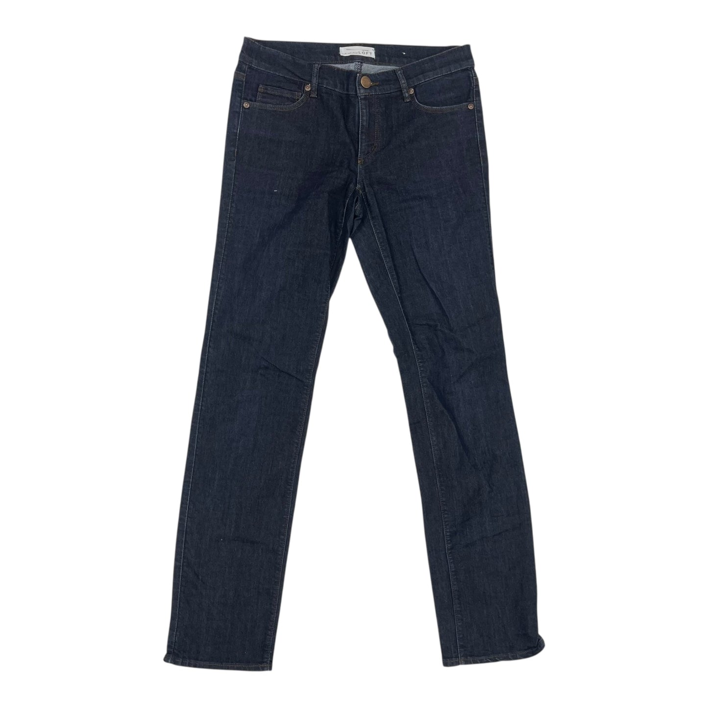 Jeans Skinny By Loft In Blue Denim, Size:0
