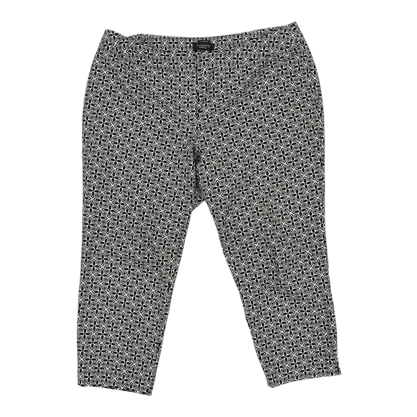 Pants Chinos & Khakis By Talbots In Black & White, Size:20