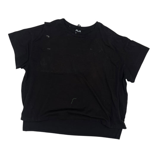 ATHLETIC TOP SS by FLX In BLACK, Size: 2X