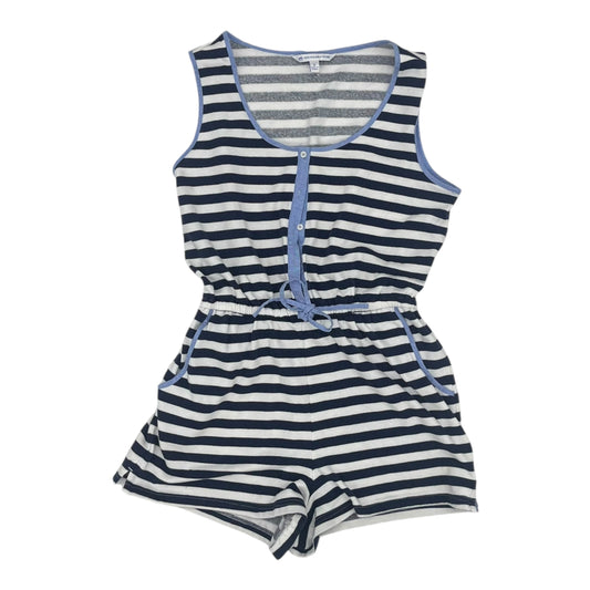 Romper By Southern Tide In Blue & White, Size:S