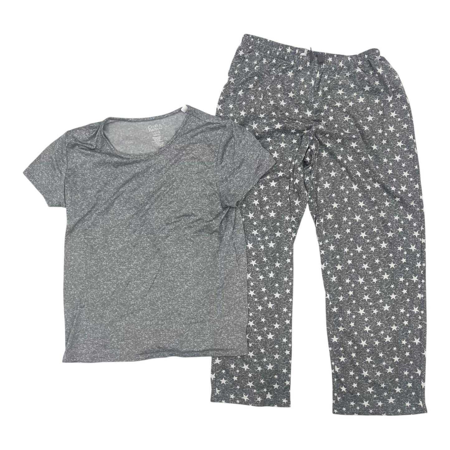 Pajamas 2Pc By Croft And Barrow In Grey, Size:Sp