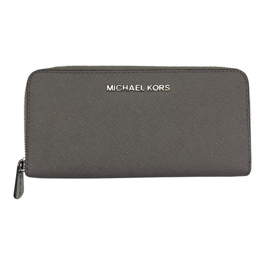 Wallet Designer By Michael Kors In Grey, Size:Medium
