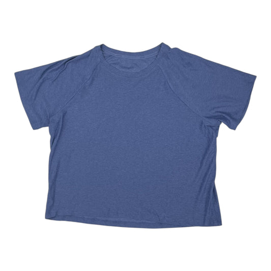 Athletic Top Ss By Jockey In Blue, Size:S