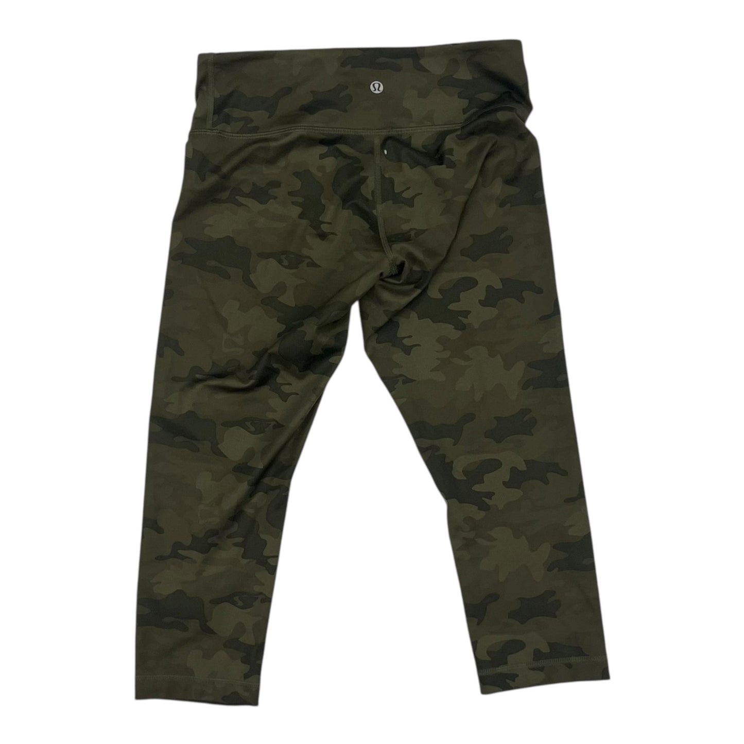 Athletic Leggings Capris By Lululemon In Green, Size:S