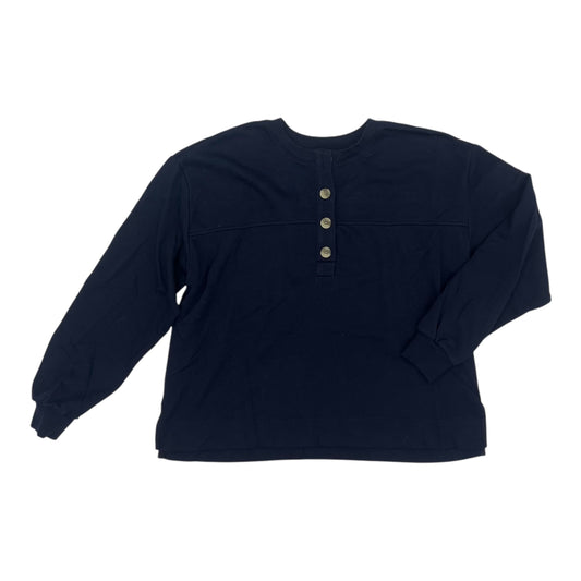 SWEATSHIRT CREWNECK by LOU AND GREY in NAVY, Size:S