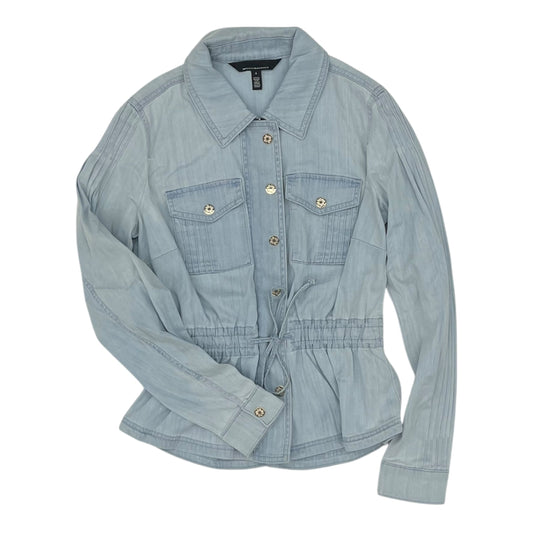 Jacket Denim By White House Black Market In Blue Denim, Size:S