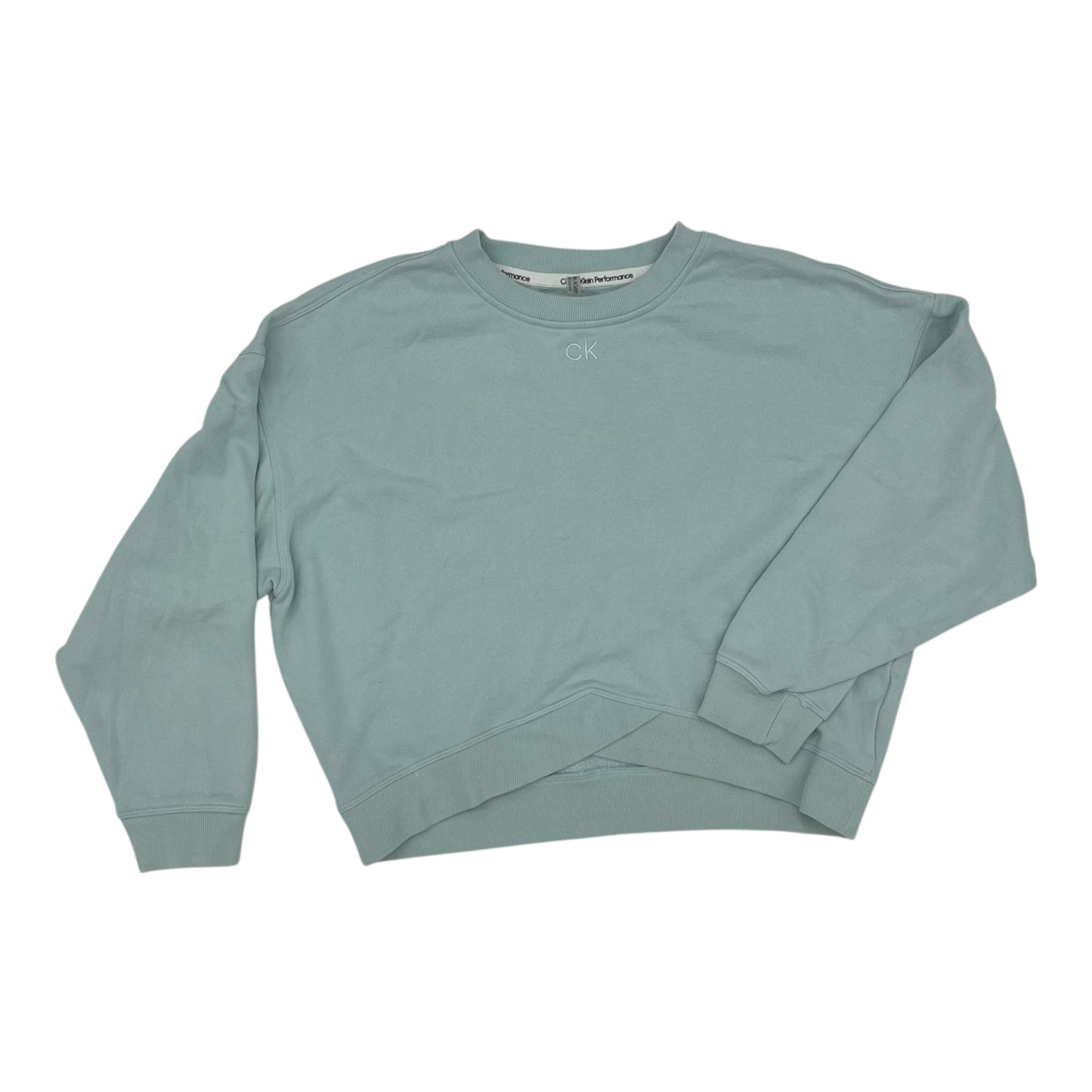 Sweatshirt Crewneck By Calvin Klein Performance In Blue, Size:M