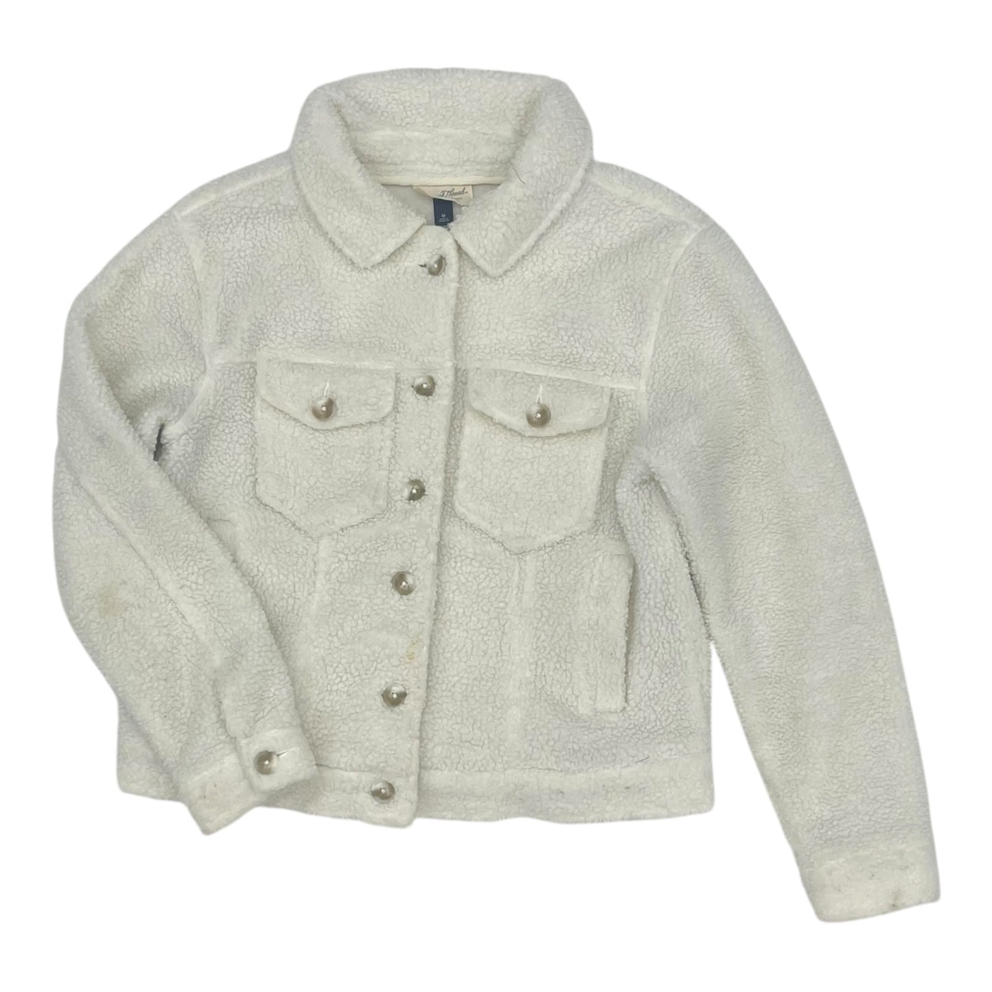 JACKET FAUX FUR & SHERPA by UNIVERSAL THREAD In CREAM, Size: M