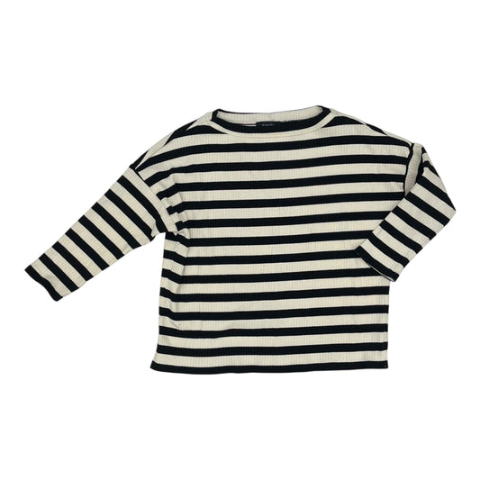 Top Ls By Karen Kane In Blue & Cream, Size:L