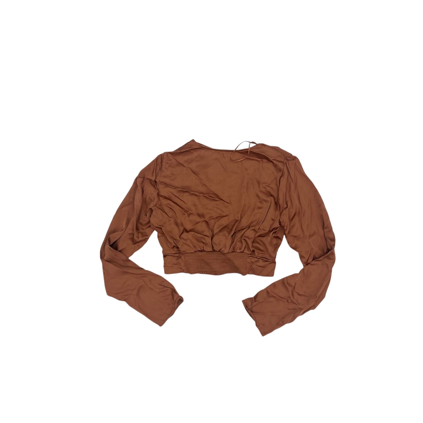 Blouse Ls By Free People In Orange, Size:M