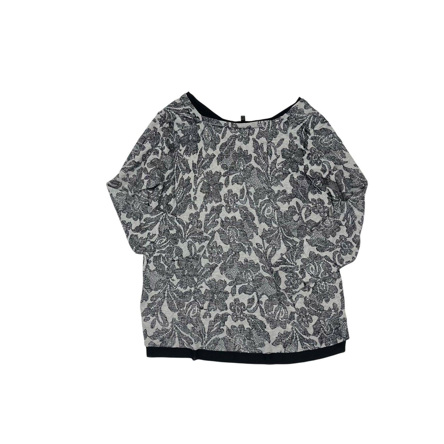 Top Ls By Lane Bryant In Grey, Size:4X