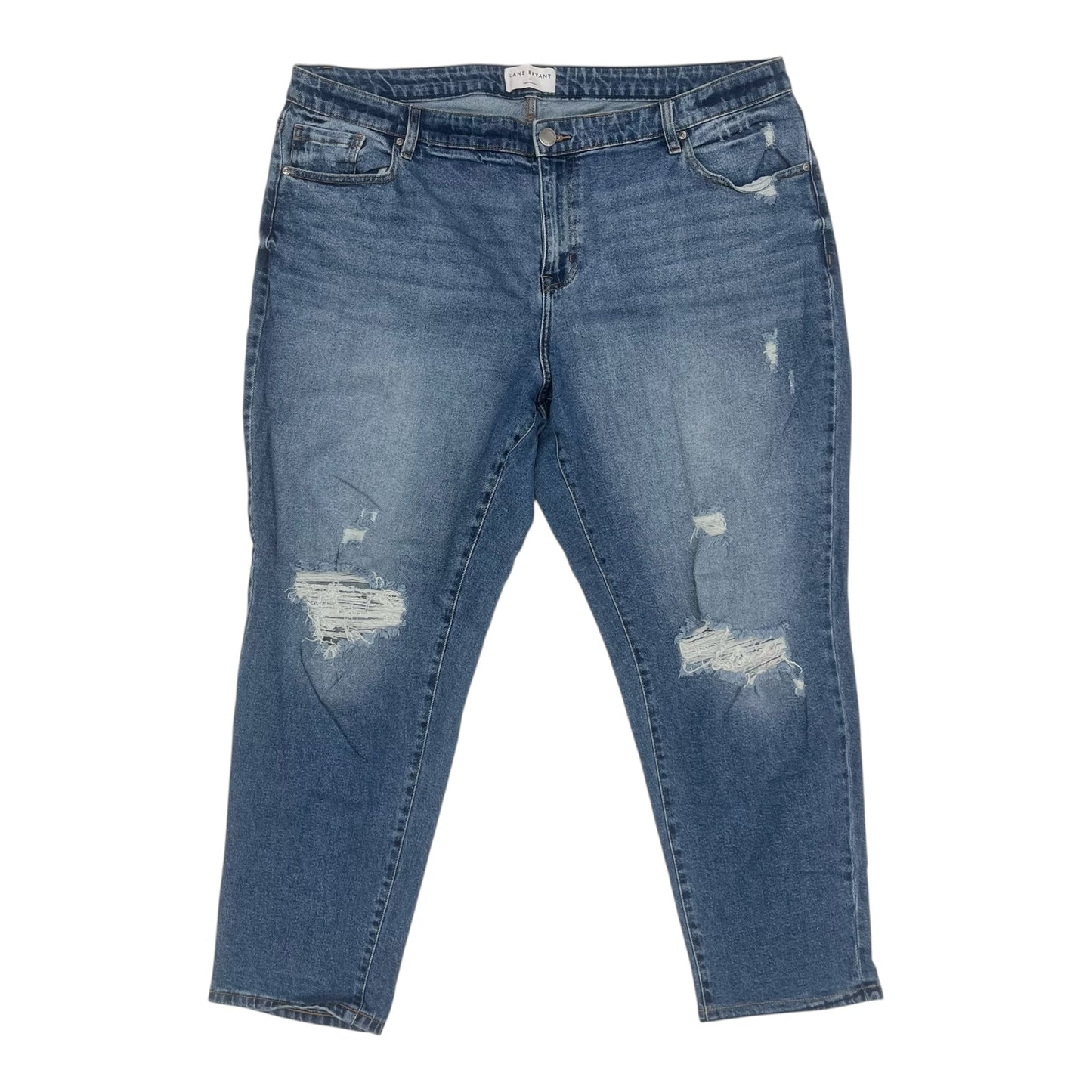 Jeans Boyfriend By Lane Bryant In Blue Denim, Size:18