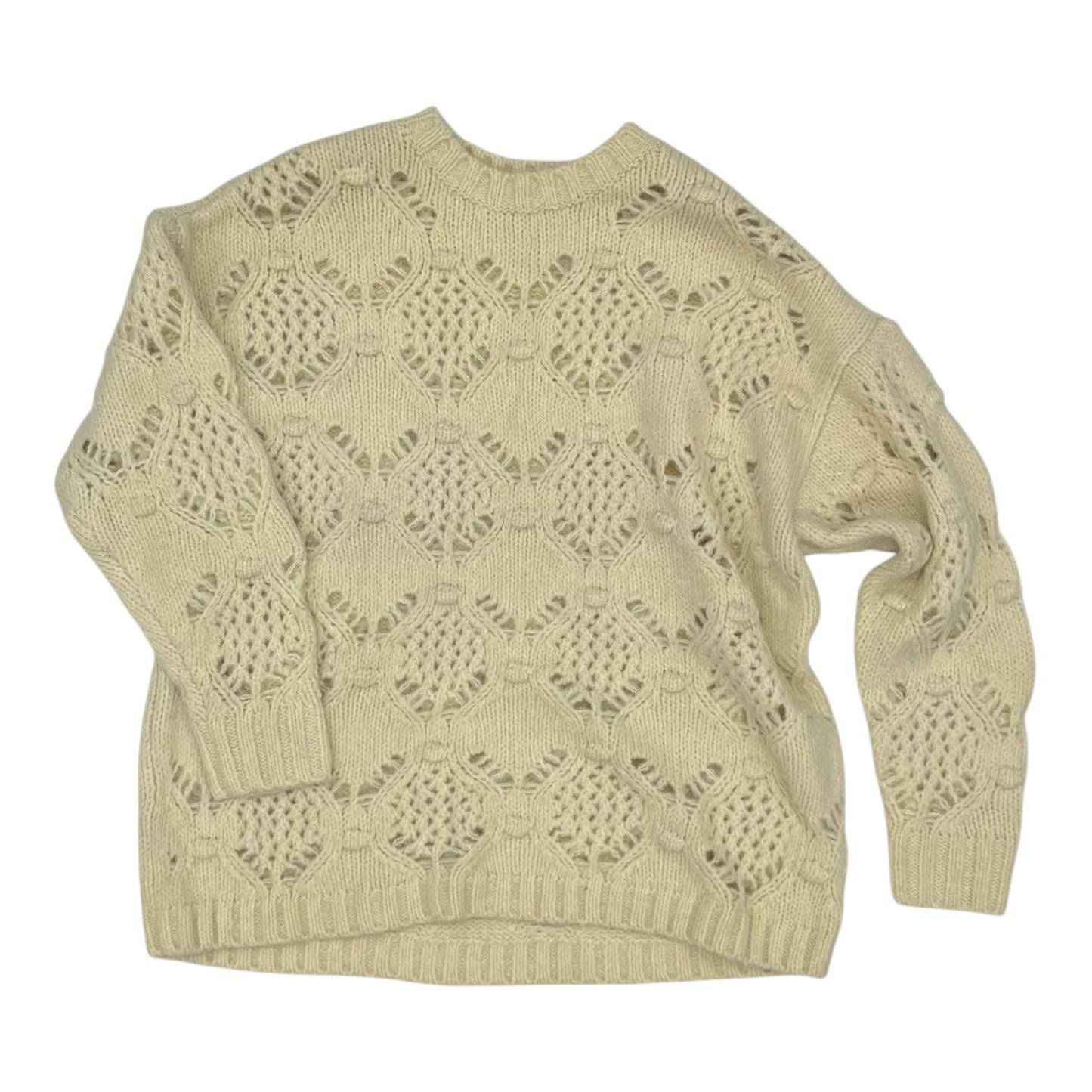 Sweater By American Eagle In Cream, Size:S