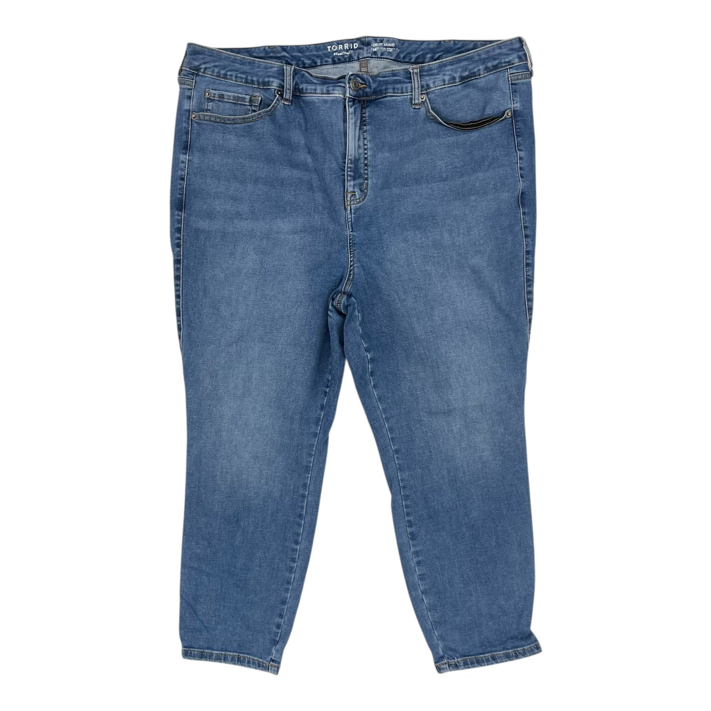 Jeans Boot Cut By Torrid In Blue Denim, Size:22