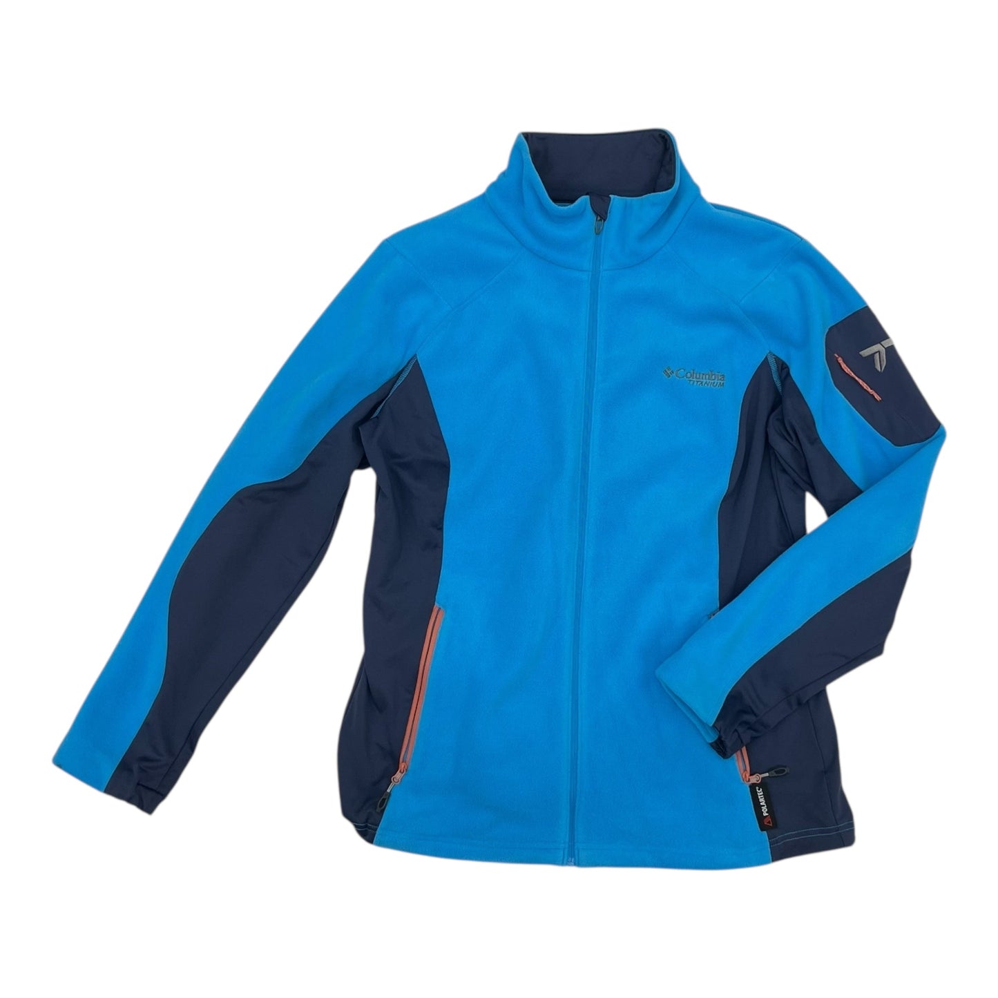 Athletic Jacket By Columbia In Blue, Size:L